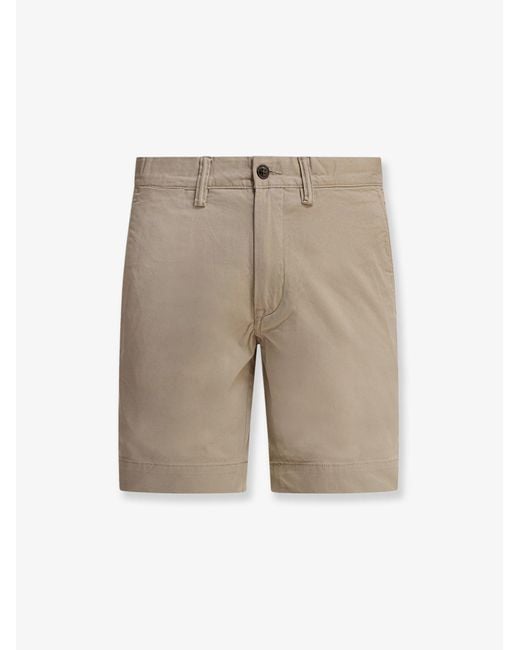 Polo Ralph Lauren Natural Shorts Cotone Elastan for men