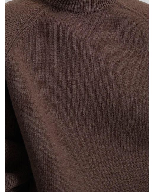 Frankie Shop Black Lina Wool Blend Sweater