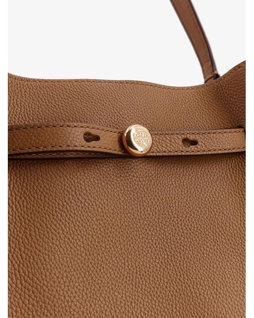 Tory Burch Brown Romy Leather Shoulder Bag