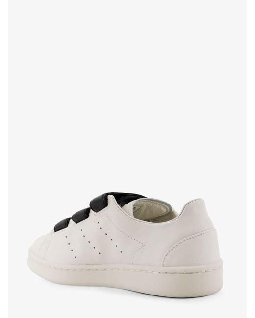 Y-3 White Y-3 Stan Smith Velcro Leather Sneakers