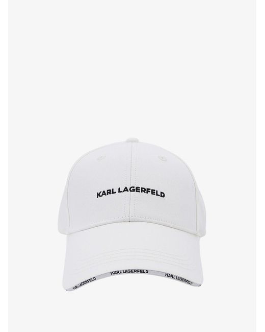 Cappello di Karl Lagerfeld in White