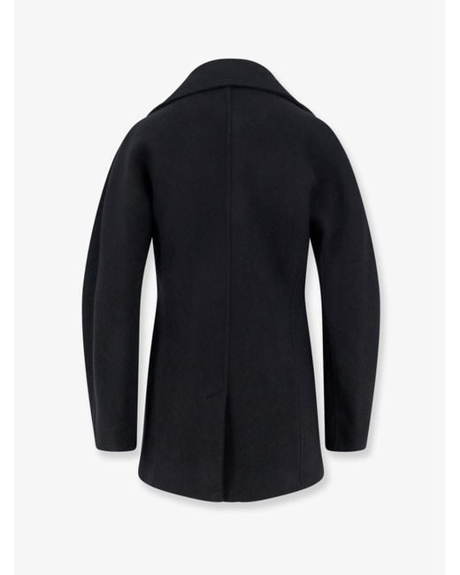 Totême  Blue Wool And Cashmere Blend Coat