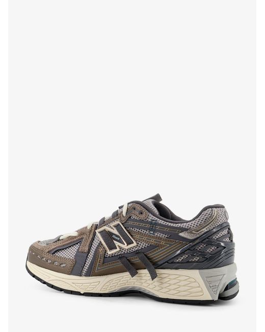 New Balance Gray U19066 Mesh Sneakers With Suede Inserts for men