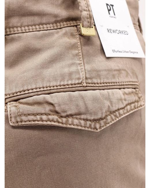 PT Torino Natural Reworked Michael Deluxe Cotton Trousers for men