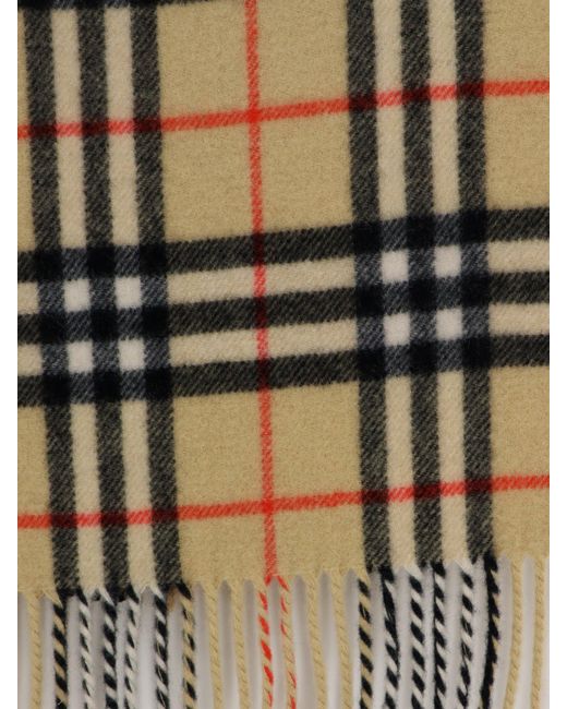 Sciarpa Lola Medium Check di Burberry in Metallic