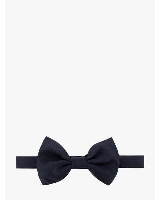 Tagliatore Blue Satin Bow Tie for men