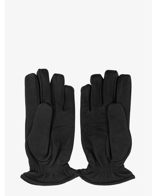 Orciani Black Gloves for men