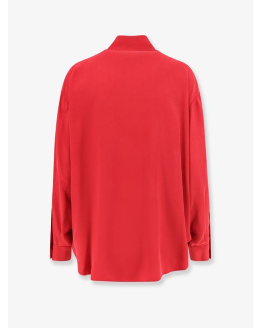Alysi Red Silk Shirt