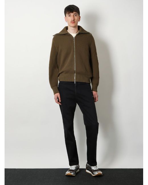 Bottega Veneta Green Wool And Cotton Cardigan for men