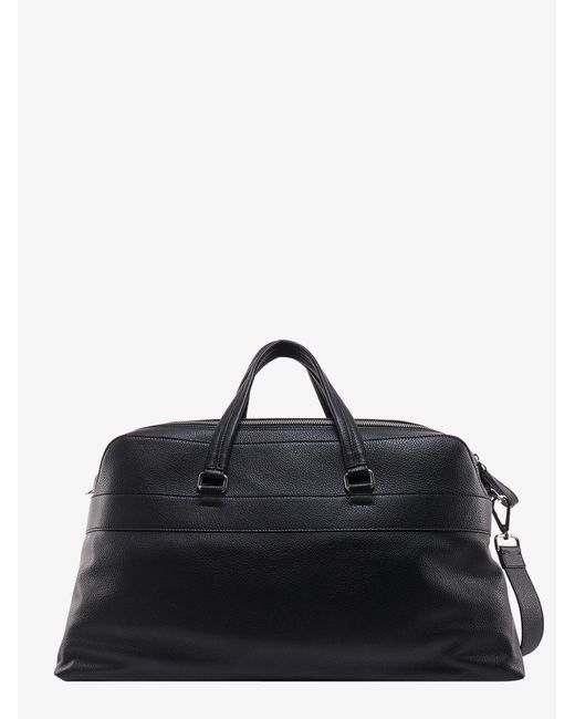 Orciani Black Duffle Bag for men
