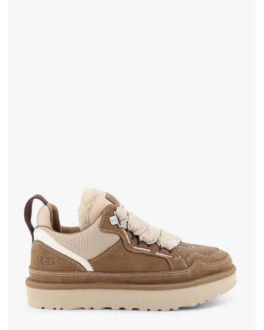 Ugg Natural W Lowmel Suede Sneakers