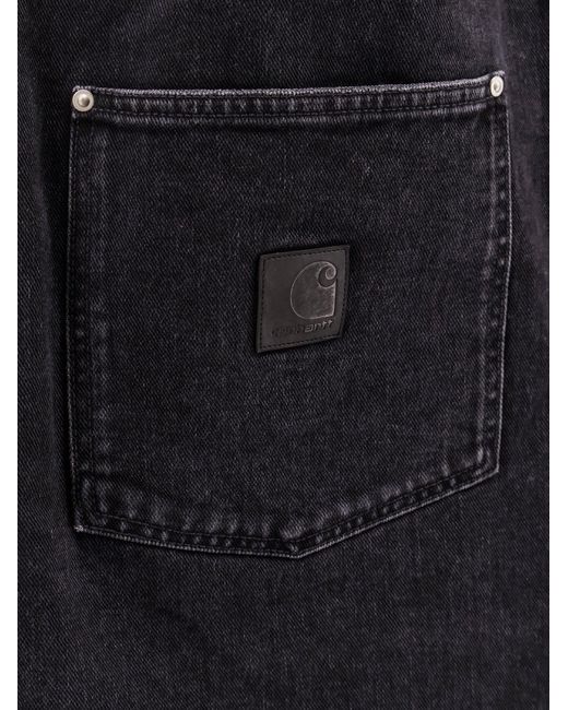 Carhartt Blue Rivet Tote Denim Bag for men