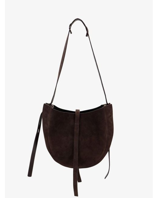 MINOBOSSI White Suede Crossbody Bag