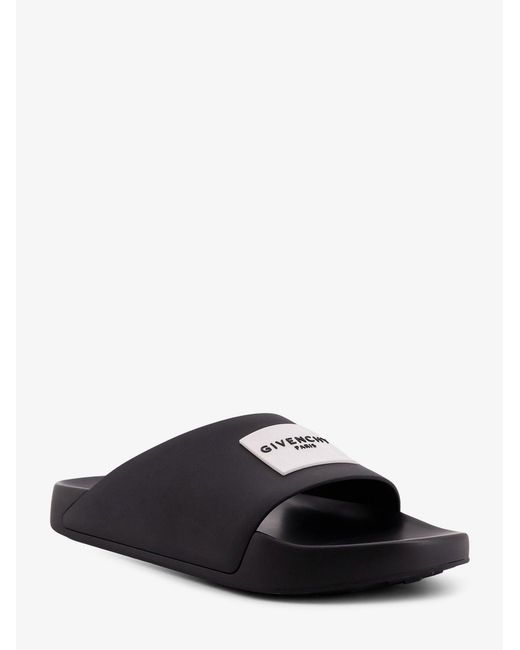 Givenchy Black Sandals Gomma for men