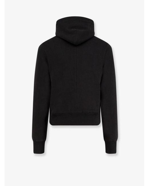 Entire studios Black Standard Hood Cotton Sweatshirt