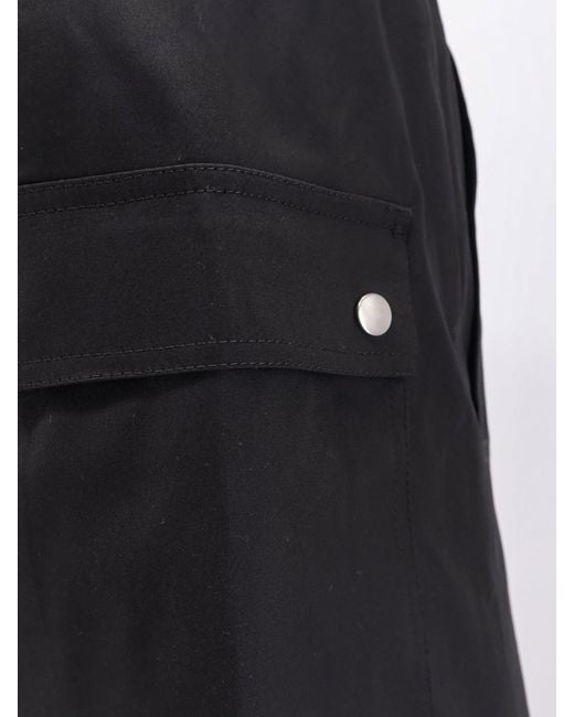 Rick Owens Black Wide Bela Certified Cotton Trousers for men