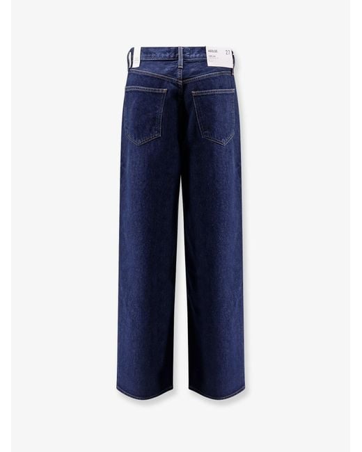 Agolde Blue Dame Regenerative Cotton Jeans