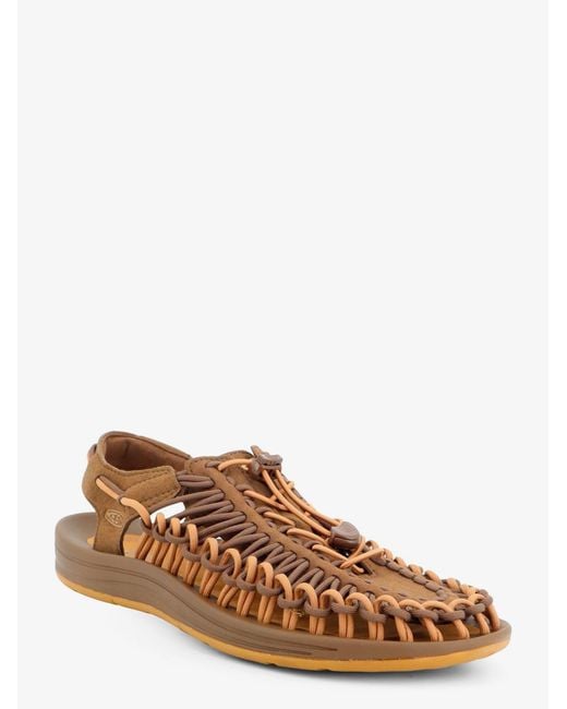 Keen Brown Uneek M Woven Fabric Sandals for men