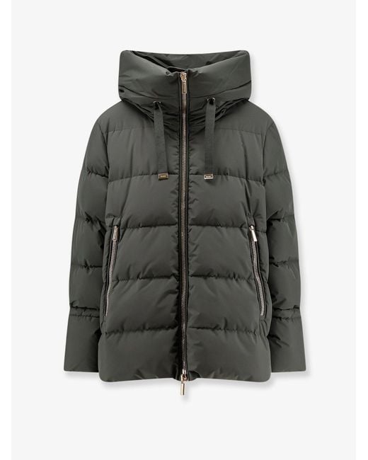 Moorer Gray Gadia-Stp Waterproof Fabric Down Jacket