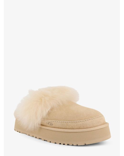 Ugg Natural Disquette Chalet Suede Sabot