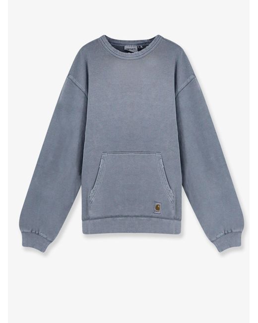 Carhartt Blue Torion Cotton Sweater for men