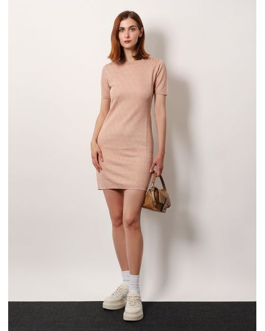 light pink fendi dress Fendi Baby Girls White & Pink FF Logo Dress