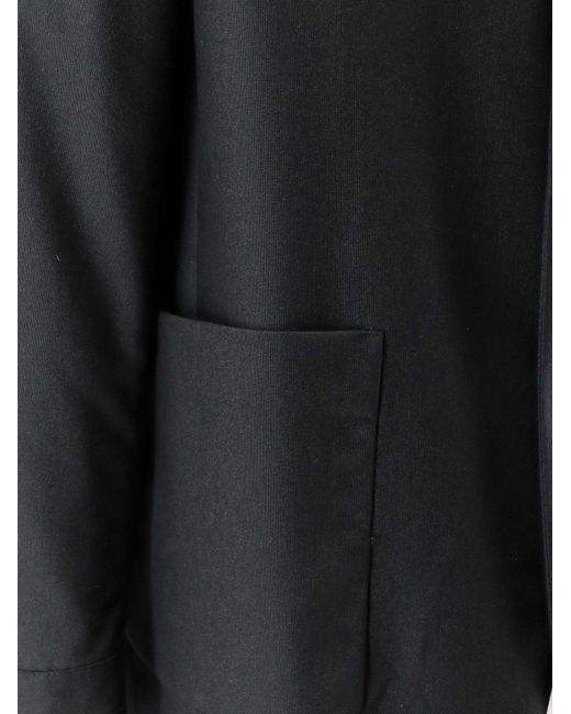 Hevò Black Casalvecchio Wool Blend Jacket for men