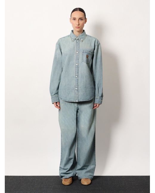 Miu Miu Blue Denim Shirt