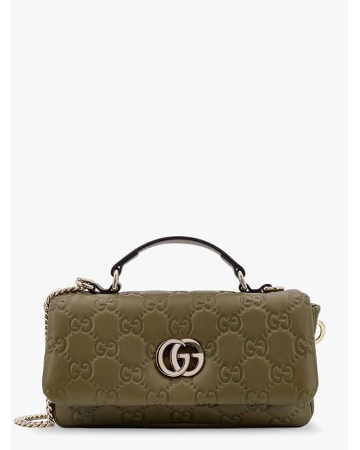 Gucci Multicolor Mini Gg Milano Leather Handbag With All-Over Gg Motif