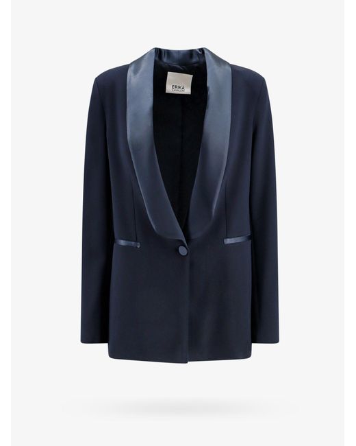 Erika Cavallini Semi Couture Blue Blazer