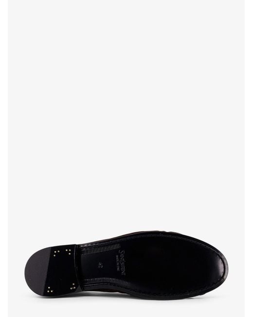 Saint Laurent White Le Loafer 15 Moc Suede Loafers for men