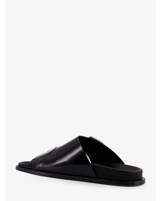 Alohas Black Alba Low Leather Sandals