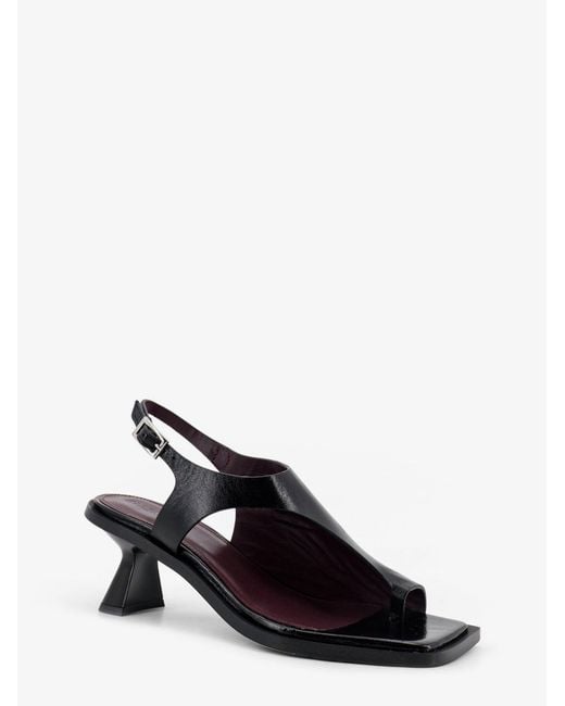 Alohas Black Mahina Leather Sandals
