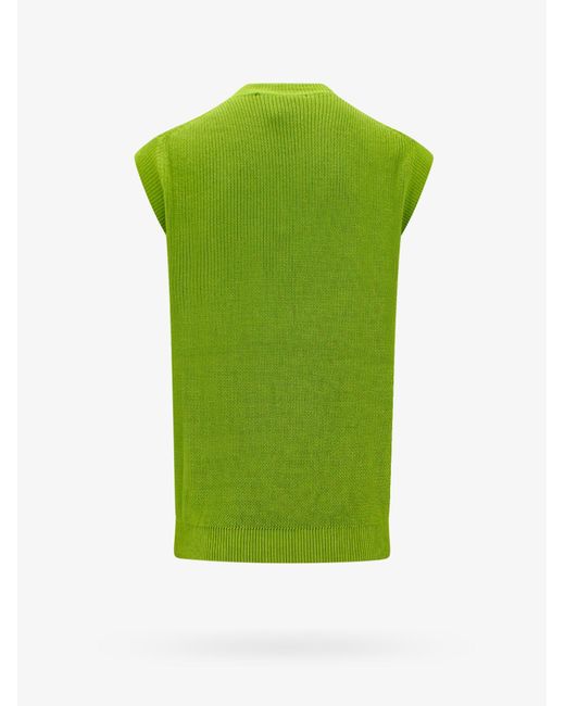 Amaranto Green Vest for men