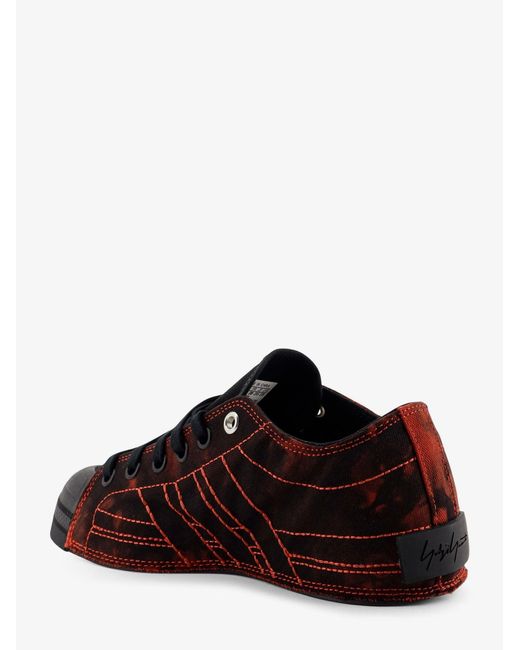 Y-3 Red Y-3 Nizza Lo Canvas Sneakers