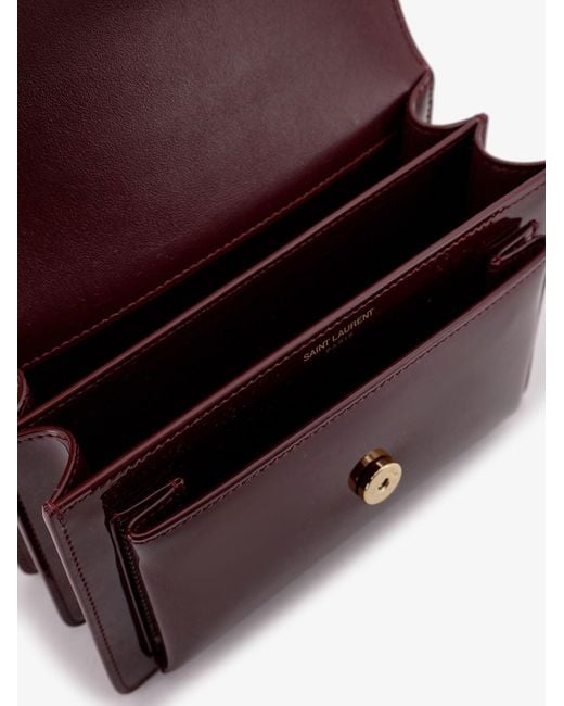 Saint Laurent Purple Sunset Patent Leather Crossbody