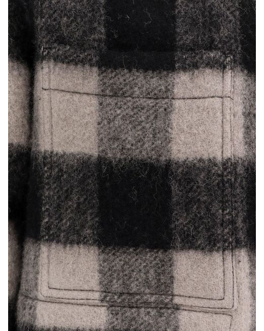 Rick Owens Black Virgin Wool Jacket for men