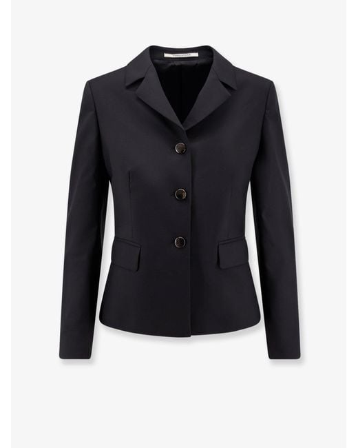 Tagliatore Blue Daria Virgin Wool Blend Blazer