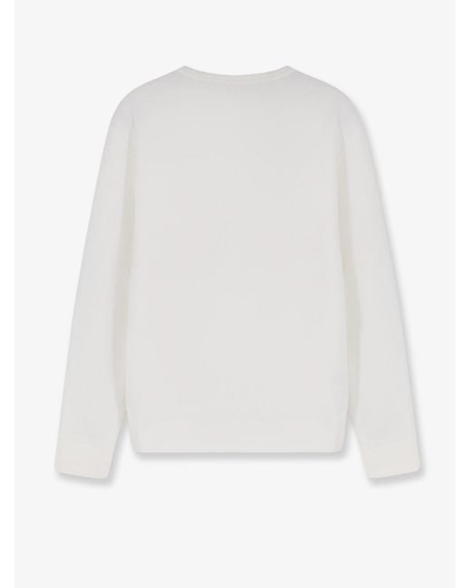 Polo Ralph Lauren White Cotton Blend Sweatshirt With Iconic Embroidery for men