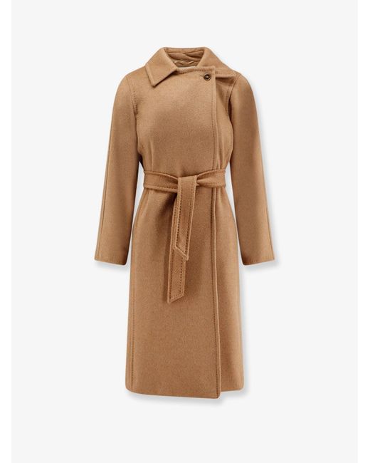 Max Mara Natural Manuela Camel Coat