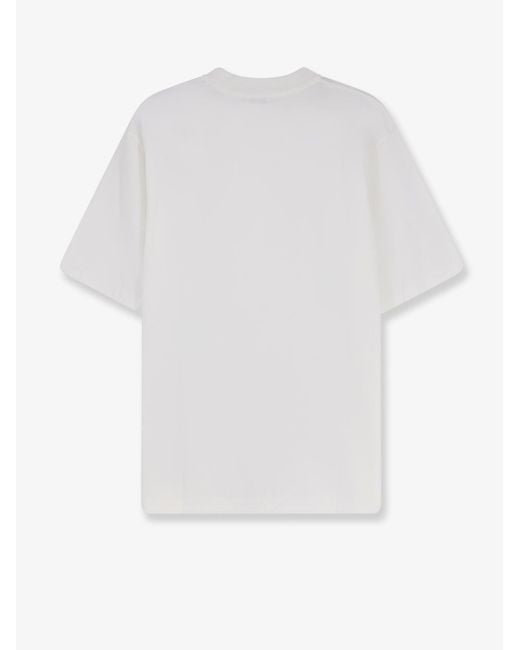 Hevò White Mulino Cotton T-Shirt for men