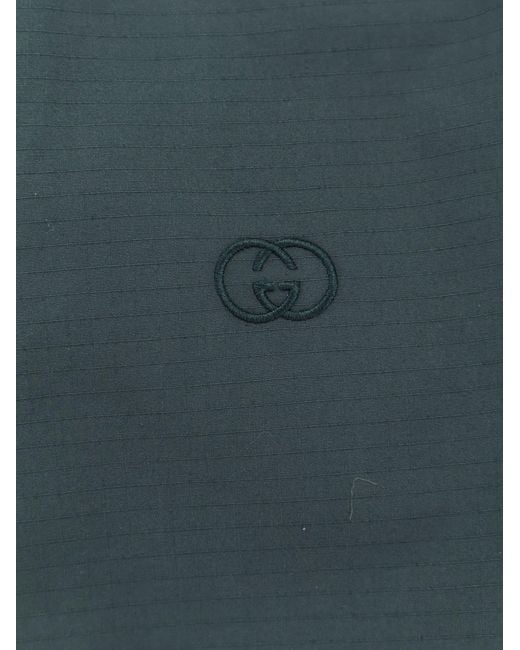Gucci Green Reversible Ripstop Cotton Jacket for men