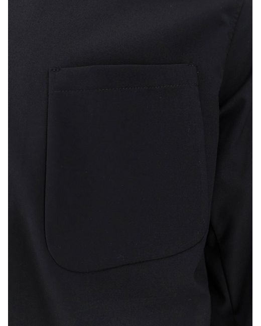 Hevò Blue Bari Viscose Blend Shirt for men