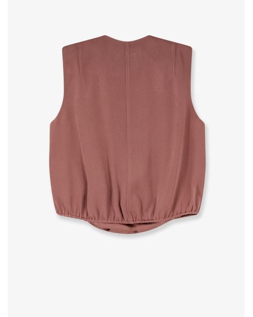 Alysi Pink Satin Top