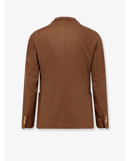 Tagliatore Brown Montecarlo Camel Blazer for men