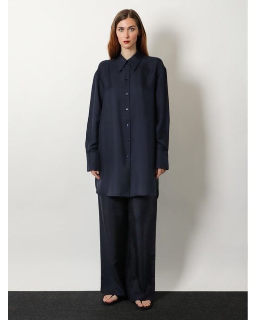 Camicia di Rohe in Blue