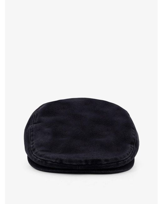 Carhartt Blue Webster Cotton Flat Cap for men
