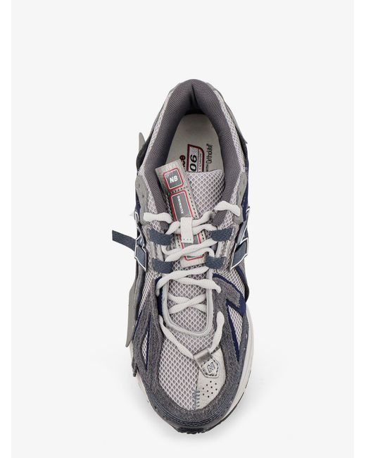 New Balance White U19064 Mesh Sneakers With Suede Inserts for men
