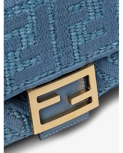 Fendi Blue Baguetteâ Handbag