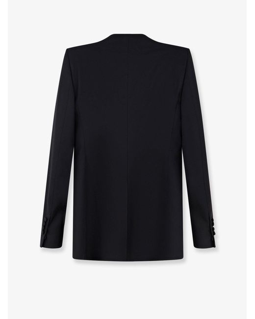 Tom Ford Black Wool And Silk Blazer